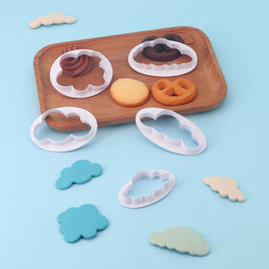 Ventes directes d'usine 5 ensembles d'impression en <span class=keywords><strong>nuage</strong></span> intégrée bricolage moule de cuisson <span class=keywords><strong>emporte</strong></span>-pièce en plastique pour outils de pâtisserie - Product Image 4