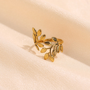 Explosions High Sense Edelstahlring mit Öffnung, <span class=keywords><strong>Retro</strong></span>-Geometrische Linien, Öldruck-Schmuck, Unisex, Leicht - Product Image 3