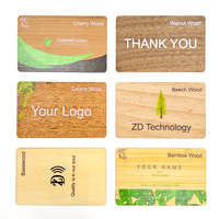 Personalisierte NFC-Holzkarte 213/215/216 mit Lasergravur – RFID-Holz-Hotel-Schlüsselkarte, Bambus-Visitenkarte