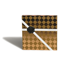 Boîtes cadeaux de chocolat personnalisées en forme de lattenkiste biodégradable avec logo de chocolat, emballage cadeau pour le Ramadan