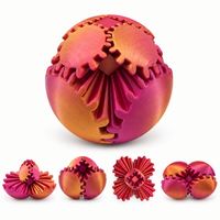 Custom Gear Ball Fidget Toy Creative Interlocking Gears PLA Sensory Fidget Toy Portable Desk Accessory