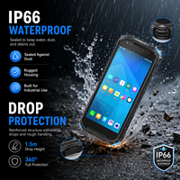 PDA industriel robuste Android 13 avec écran tactile 5,5 pouces, 6 Go + 64 Go de mémoire, NFC et lecteur de codes-barres