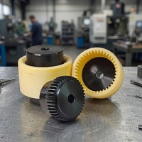Accouplement en acier 45 à engrenage interne en nylon NL5, élastique, à couple élevé, OD 94 L 52-110, diamètre de trou 10 mm, haute précision, certifié ISO9001