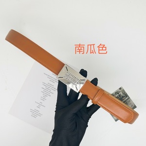 Ceinture numérique tendance en gros pour hommes et femmes, noire, coréenne, simple, polyvalente avec boucle plate, jeans décoratifs, hip-hop américain - Product Image 4