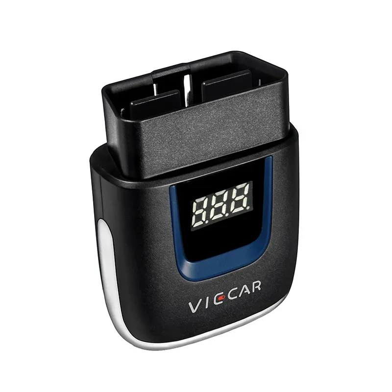 Obd 커넥터 Viecar VP003 ELM327 PIC18F25K80 OBD 어댑터 코드 리더 범용 OBD 2 스캐너 유형 C 포트 및 BT4.0 연결