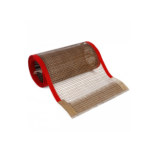 Sublimation Heat Press Machine Non Stick Fiberglass Drying PTFE Mesh Conveyor Belt