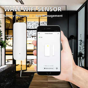 Détecteur de mouvement magnétique Wi-Fi sans fil pour usage hôtelier, alimenté par piles, design barre, en plastique, alarme universelle pour <span class=keywords><strong>porte</strong></span>/fenêtre - Product Image 3