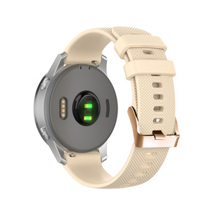 สายรัดซิลิโคนสีโรสโกลด์18มม. สำหรับ Garmin vivoactive 4S 3S venu 2S <span class=keywords><strong>vivomove</strong></span> 3S Forerunner 255S - Product Image 1