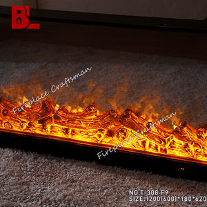 Cheminée électrique encastrable à deux côtés en acier haute teneur en carbone de 47 pouces, modèle T-308 - Product Image 6