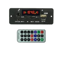 Carte d'amplification 2x5W de haute qualité avec entrée microphone, module Bluetooth de décodage MP3, décodeur MP3 pour voiture (5V)