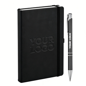 Libretas de Regalo A5 A6, Diario de Cuero PU, Libretas de Bolsillo para Reuniones, Libretas Personalizadas con Logotipo, Libretas de Alta Calidad con Bolígrafo - Product Image 1