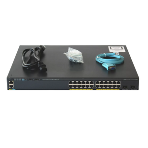 WS-C2960X-24PD-L <b>Catalyst</b> 2960-X 24 10/100/1000Mbps 2 SFP + Network Switch -WS-C2960X-24PD-L - Product Image 1