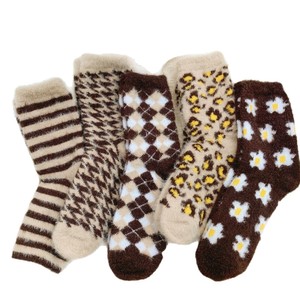 Winter Fluffy Floor Socks Mid Calf Thickened Fleece Lined Women Thermo Socks - Product Image 4