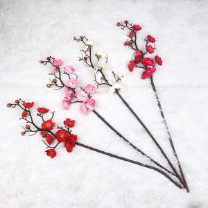 Longue tige pêche fleur de prunier Faux abricot japonais fausse fleur de prunier chinois - Product Image 3