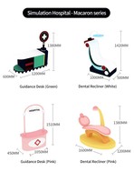 Jeu de simulation pour hôpital Jeu de rôle en tant que patient, médecin, scénario, jeu éducatif en bois