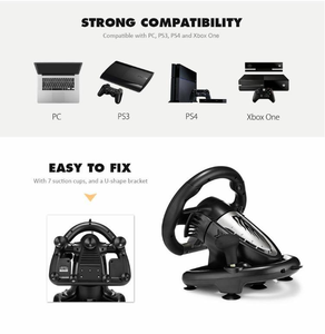 Tay Lái Chơi Game PXN V3II, Bộ Điều Khiển Chơi Game Đua Xe Rung Cho Xboxes One Cho PC Cho PS3 PS4 Cho N-switch - Product Image 5