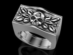 เครื่องประดับแฟชั่นพังก์สำหรับผู้ชาย ดีไซน์สร้างสรรค์ รูปทรงเชื่อมต่อกันเป็นวงแหวน สื่อถึงมิตรภาพ - Product Image 4