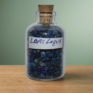 Bouteille sculptée en pierre semi-précieuse de lapis-lazuli et d'agate, forme irrégulière, fournisseur indien, décoration d'intérieur - Product Image 3