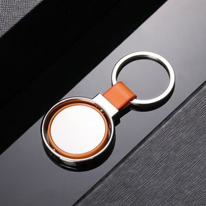 Customized Double Side Sublimation Blank Personalized Keychain Customized Wedding Party Metal Gift <b>Keyring</b> - Product Image 1