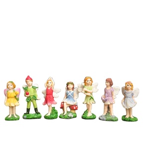 Nhựa Mini Fairy Bức Tượng Cho Nhà Vườn Trang Trí Chậu Hoa - Product Image 3