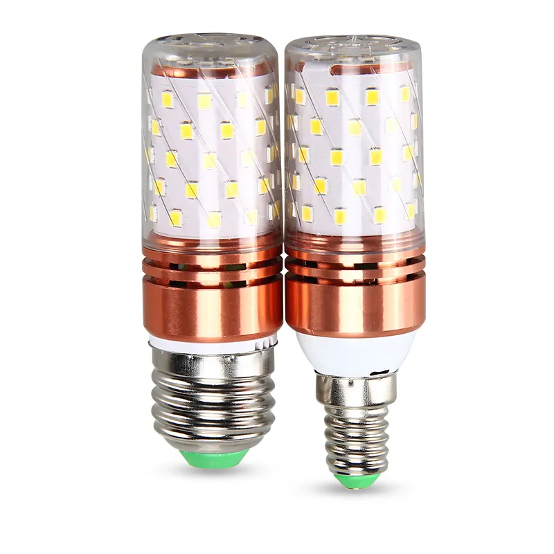 E27 E14 LED Corn Lamp Energy Saving Candle Bulb High Power 12W 110v 220v Ce Luces 90 Hotel Par64 Replacement Led Bulb G9.5 T6