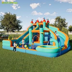 Parc aquatique gonflable pour enfants, fabriqué en PVC de qualité, pour les jeux aquatiques en famille et le plaisir des saisons chaudes, en vente - Product Image 1