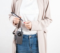 Polisseuse à ongles électrique multifonctionnelle portable avec chargeur USB et batterie externe en plastique, prise américaine