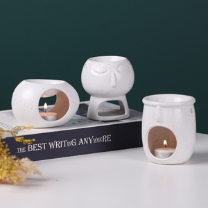 北欧轻奢华风格烛台装饰香味蜡融化取暖器茶灯烛台陶瓷燃油炉 - Product Image 1