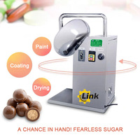 Hete Verkopende Hoogwaardige Volautomatische Chocoladenotenpinda Amandelcoatingmachine