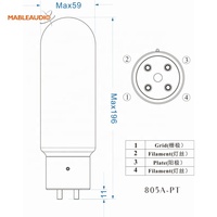 PSVANE 805A-PT Tubes à valve d'amplificateur de guitare Hifi professionnel pour la maison, fabriqués en Chine