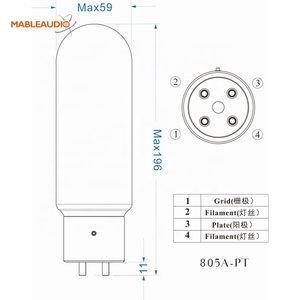 PSVANE 805A-PT Tubes à valve d'amplificateur de guitare Hifi professionnel pour la maison, fabriqués en Chine - Product Image 4