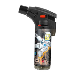 2022 New Arrival Custom Logos Windproof Unique <b>Funny</b> Gas Encendedor Torch <b>Lighter</b> for Wholesales - Product Image 3