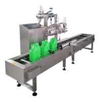 Machine de remplissage automatique à deux têtes pour bidons de peinture à l'huile, vernis, revêtement, 18l 25l, machine de remplissage de bidons, machine de pesage et de remplissage