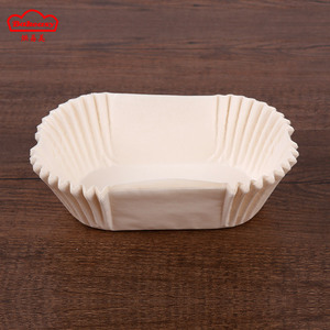 Jumbo Cupcake Liner Muffin form Back becher: 500 Stück Rechteckiges Kuchen papier Fett dichte Bootsform Pappbecher Brot Papier fächer - Product Image 3