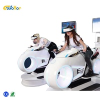 Produits pour parc d'attractions Simulateur de course d'arcade en RV Simulateur de mouvement en RV Moto Machine de jeu de réalité virtuelle Fabricant