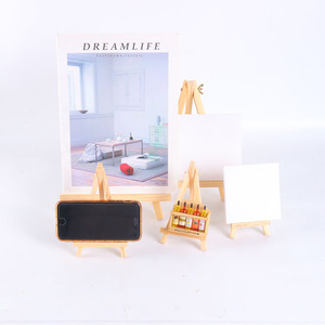 Table Mini Art Chevalet En Bois Et Toile Conseil <span class=keywords><strong>Peinture</strong></span> <span class=keywords><strong>Dessin</strong></span> Outils Enfants <span class=keywords><strong>Dessin</strong></span> Chevalet Conseil Ensemble - Product Image 5