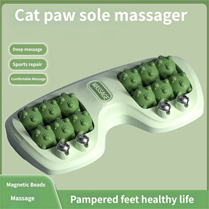 Masseur de <span class=keywords><strong>pieds</strong></span> avec boule et aimant, conçu dans un style patte de chat mignon, offrant un massage par acupression pour <span class=keywords><strong>les</strong></span> <span class=keywords><strong>pieds</strong></span> - Product Image 1