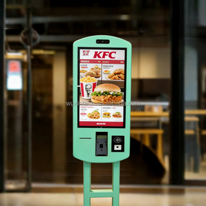 Kiosque de commande automatique double face 21,5 pouces pour intérieur, système Windows, écran tactile, code QR, gestion efficace des restaurants - Product Image 4