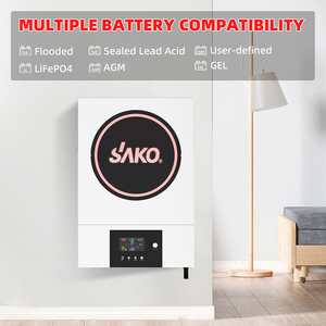 SAKO onduleur solaire hybride 6kw sur hors réseau 4200w 24v MPPT onduleur solaire 48v <span class=keywords><strong>DC</strong></span> à 220v AC onduleur solaire hybride - Product Image 3