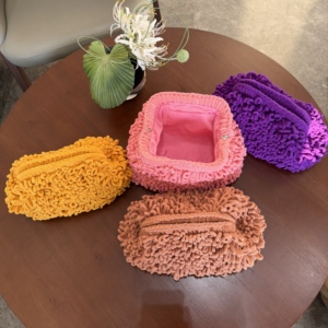 Sacs à main de luxe faits à la main pour femmes, pochettes de soirée pour mariage, sacs au crochet pour femmes - Product Image 2
