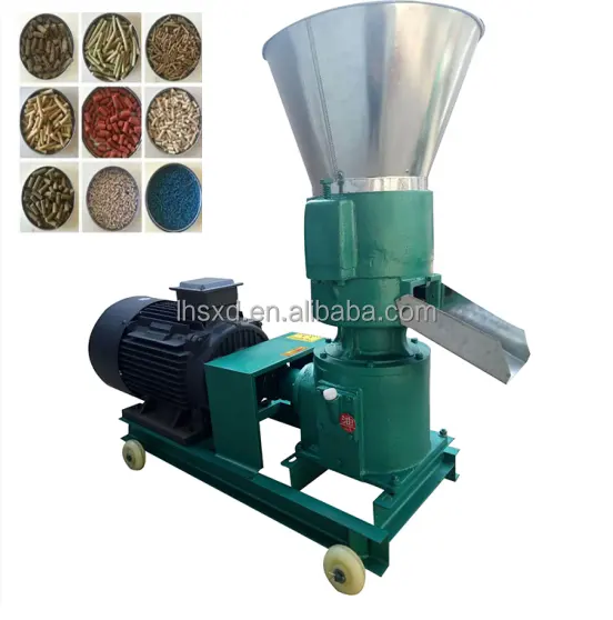 High Quality 300-500kg/h Soybean Meal Feed Pellet 3mm, 4mm,5mm animal feed fish pellet making machine