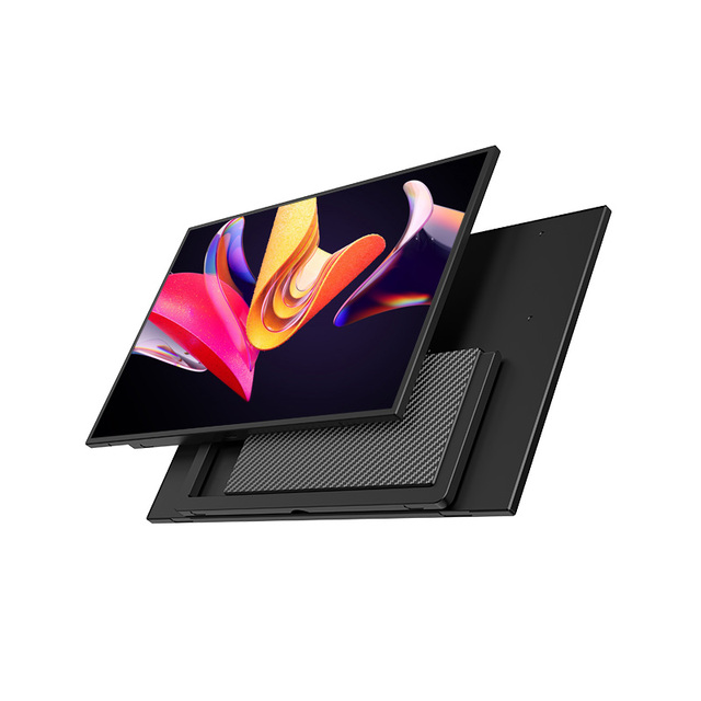 15.6-inch Portable Gaming Monitor High Refresh Rate LCD Panel Touch Control Built-in Speaker for Type-C Interfaces for PC Phone