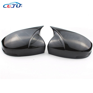 Глянцевые черные чехлы для зеркал заднего вида, для Honda Fit Jazz 3th RS GK5 GH7 GP5 GP5 2014-2020 - Product Image 3