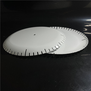 Tấm Mặt Đồng Hồ Treo Tường Tấm Mặt Đồng Hồ Kim Loại Phụ Kiện Tấm Mặt Sau Vỏ Đồng Hồ Nhôm Tráng Bột Màu Trắng Sáng Bóng - Product Image 3