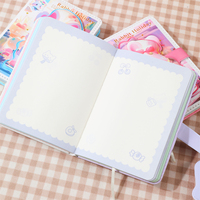 Kuromi mélodie PVC couverture école papeterie boîte emballée série Mini mode cahier lisse écriture cahier cuir étudiant spirale