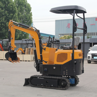 Livraison Gratuite Nouvelle Excavatrice sur Chenilles Compacte JIAHE8010 JH18 de 1,0 Tonne avec Moteur EPA, Moteur PLC Kubota, Pompe Hydraulique et Engrenages – Garantie 1 An