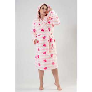 Peignoir pour femme XXL, doux, à capuche, manches longues, avec poches, logo personnalisé, respirant, style décontracté pour la maison, hiver, taille unique - Product Image 4