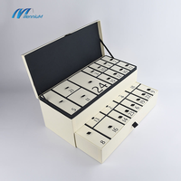 Calendrier de l'Avent personnalisable en papier couché 24 jours, matériaux recyclés écologiques, design réutilisable - Fabriqué au Guangdong