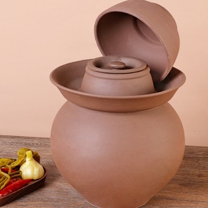 Tarro de Porcelana Tradicional <span class=keywords><strong>Chino</strong></span> para Encurtidos, Color Sólido, Recipiente de Fermentación Engrosado para Uso en Restaurantes y Hoteles - Product Image 2