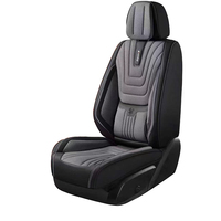 Funda de Asiento de Coche de Cuero con Diseño de Calavera Naranja 5D Xiangta, Duradera, Impermeable, Lavable, Compatible con Harrier, Touareg, Mazda, Civic, Golf